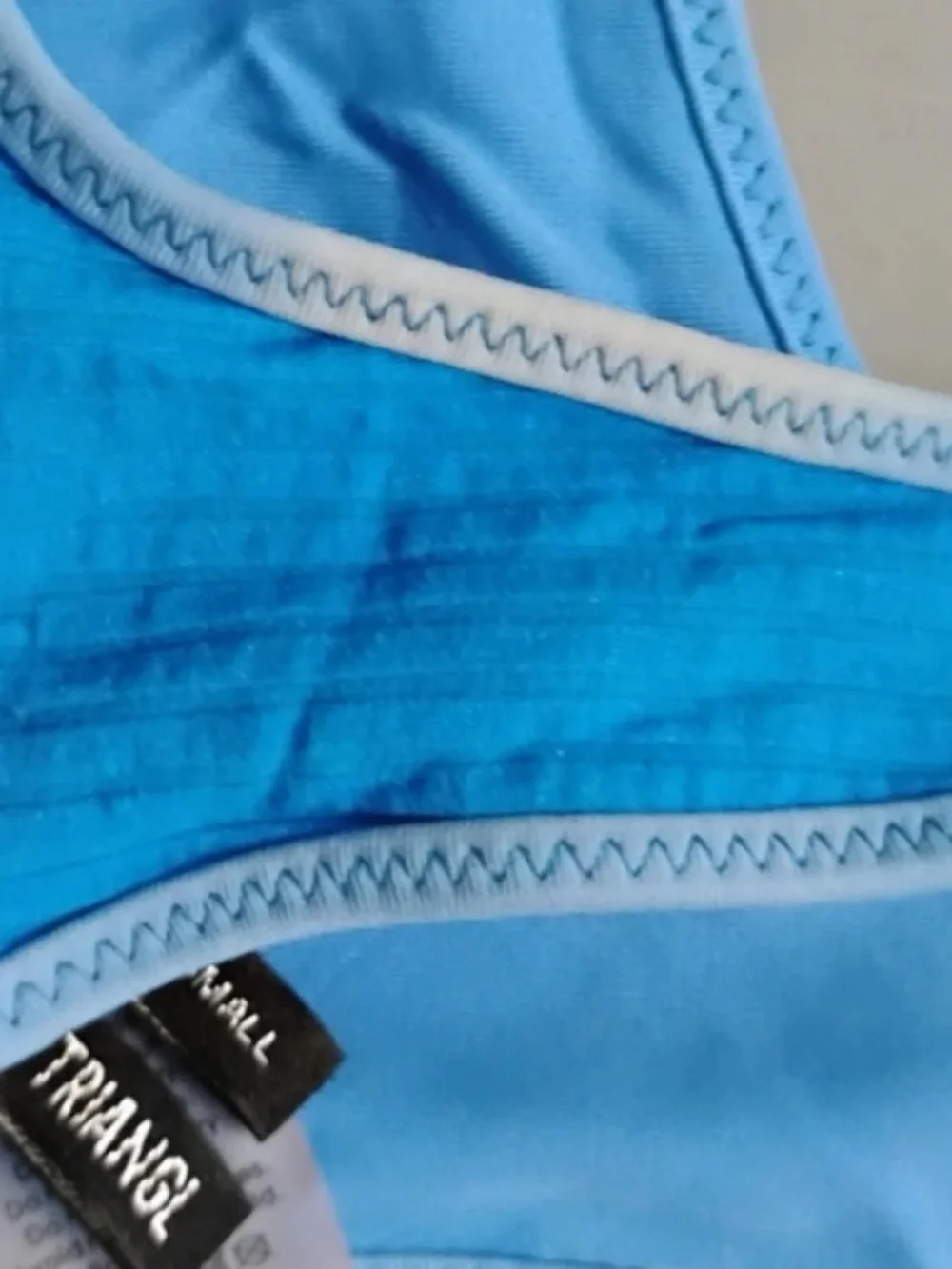 triangl swimwear Bright Blue Scoop Bikini Top